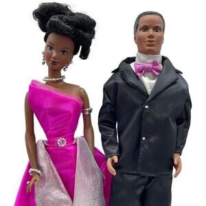 Integrity Toys 2000 Janay & Jordan Evening Formal African American Doll Set
